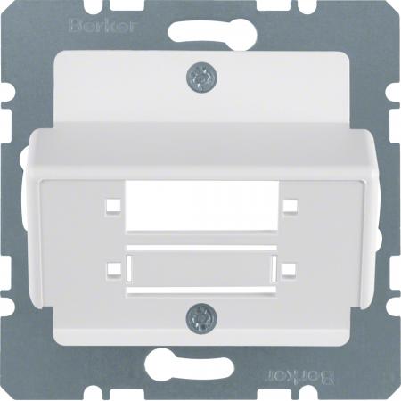 Berker 14801909 Zentralplatte f LWL Duplex Sc Zs pw
