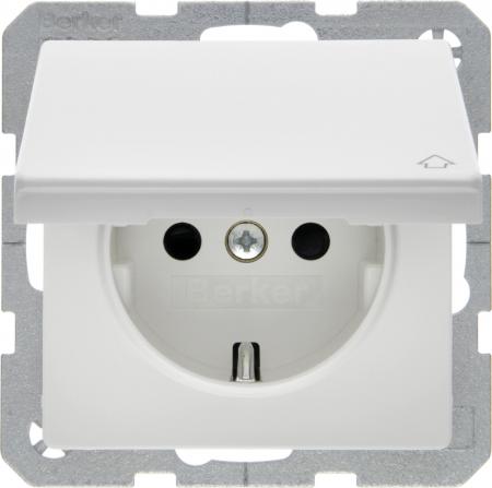 Berker 47516069 Steckdose SCHUKO m KD Q.x pw samt
