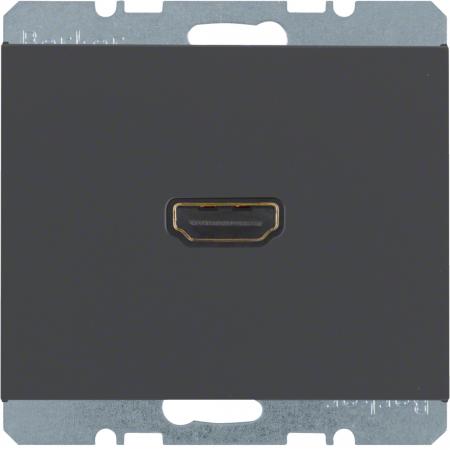 Berker 3315427006 HDMI Steckdose K.1 anthrazit matt