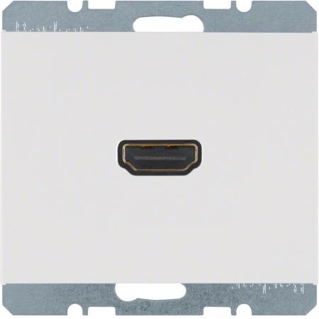 Berker 3315437009 HDMI Steckdose m 90° Stcka. K.1 pw