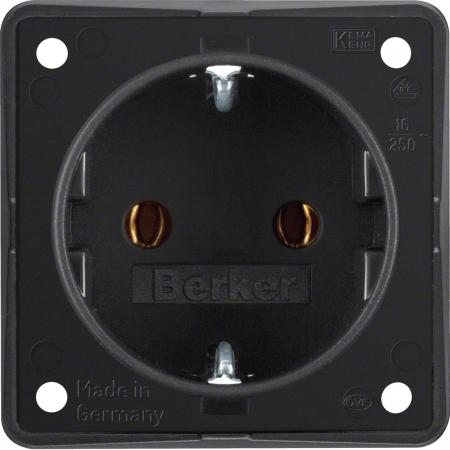 Berker 947782503 Steckdose SCHUKO Integro Einsätze sw