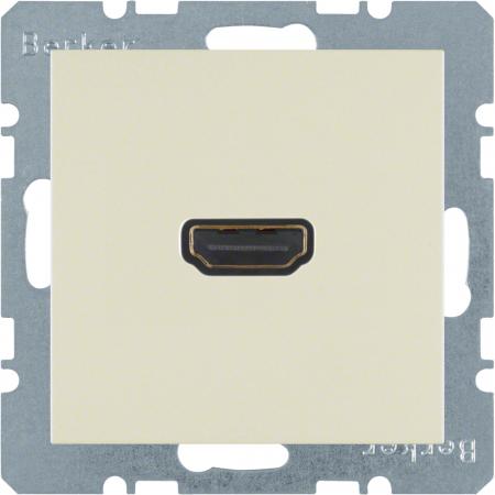 Berker 3315428982 HDMI Steckdose S.1 weiß glänzend