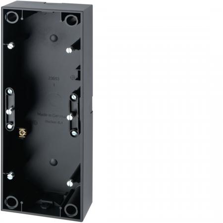Berker 10439949 Aufputz-Gehäuse 3fach S.1 anthrazit