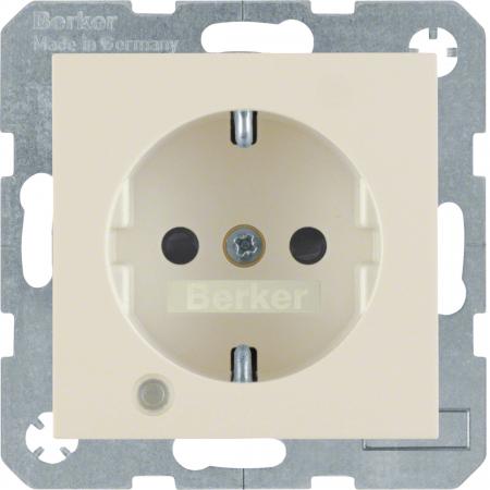 Berker 41108982 Steckd. SCHUKO LED BSF erh BS S.1/B.x wß