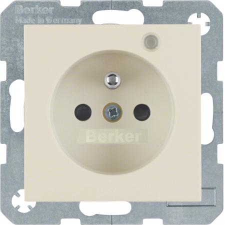 Berker 6765098982 Steckd. m SK-Stift LED erh. BS S.1/B.x w