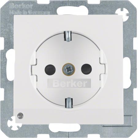 Berker 41091909 Steckdose SCHUKO m LED-OL S.1/B.3/B.7 pw