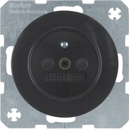 Berker 6768762045 Steckdose m SK-Stift erh. BS R.1/R.3 sw