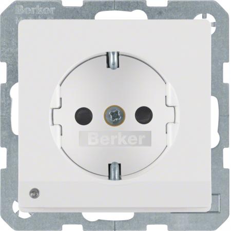 Berker 41096089 Steckdose SCHUKO m LED-OL Q.x pw