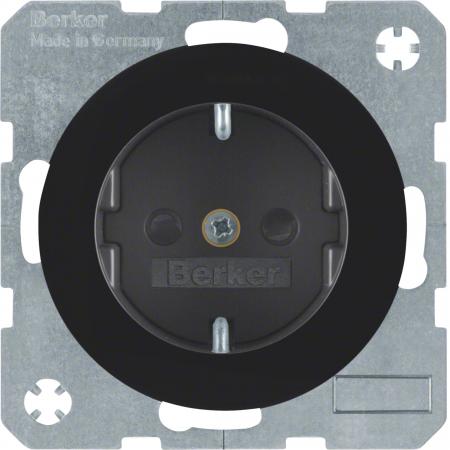 Berker 47232045 Steckdose SCHUKO erh BS R.1/R.3 sw