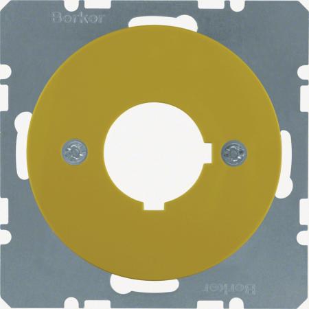 Berker 14322006 Zentralstück f BG Ø 22,5 mm gelb glänz