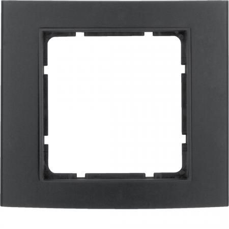 Berker 10113005 Rahmen 1fach B.3 schwarz/anthrazit