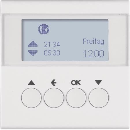 Berker 85741188 Jalousie-Schaltuhr S.1/B.3/B.7 polarweiß, matt, Jalousiesteuerun