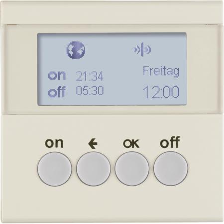 Berker 85745282 KNX-Funk Zeitsch.uhr quickl S.1 weiß