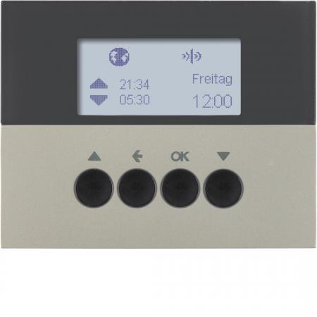Berker 85745173 KNX-Funk Jalou-Uhr quickl K.5 Ws