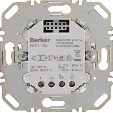 Berker 85121100 Universal Schalteinsatz 1-fach (R,L,C,LED)
