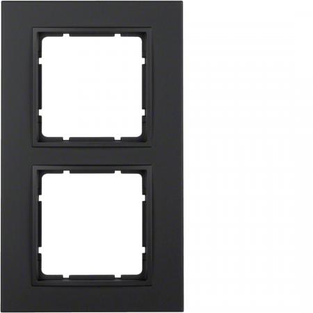 Berker 10126626 Rahmen 2-fach Serie B.7 anthrazit, matt