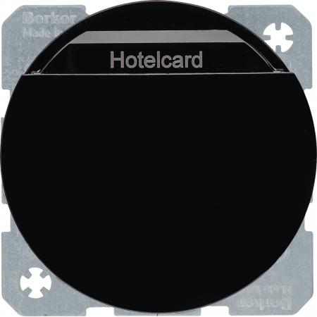 Berker 16402045 Relais-Schalter Hotelcard, R.x, schwarz