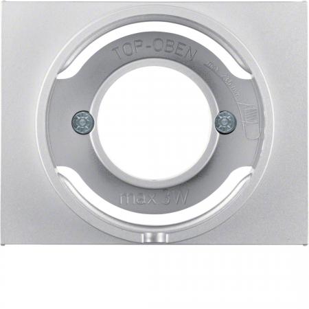 Berker 11677003 Zentralstück für Lichtsig E14 K.5 Alu