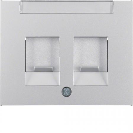 Berker 11827003 Zentralstück m Staubs u BF K.5 Alu