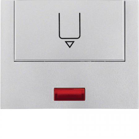 Berker 16417103 Hotelcards m Druck u rot Linse K.5 Alu