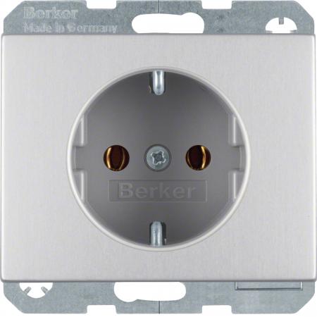 Berker 47157003 Steckdose Schuko K.5 Alu