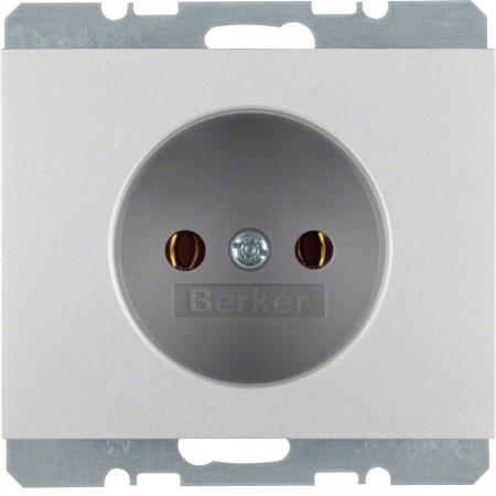 Berker 6167157003 Steckdose ohne SK K.5 Alu