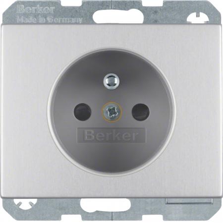 Berker 6765757003 Steckdose m SK-Stift erh. BS K.5 Alu