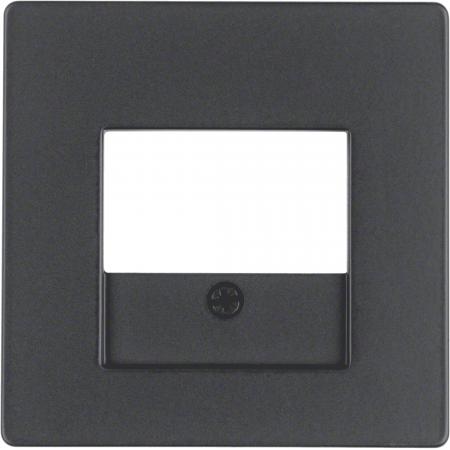 Berker 10336086 Zentralstück mit TAE Q.x anthr samt