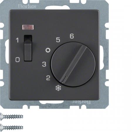 Berker 20316086 RTR 24V Ö m Z-St Wip-Sch u LED Q1 anth