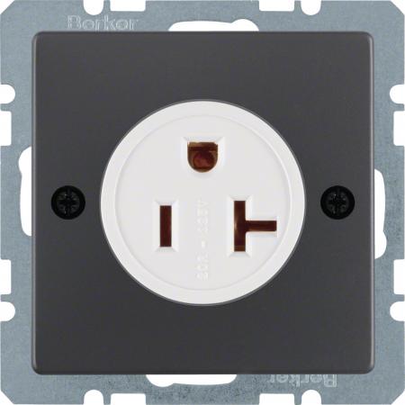 Berker 41686086 Steckdose SK NEMA 5-20 R Q.x anthr