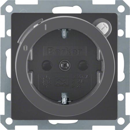Berker 47086086 Steckdose SCHUKO m FI erh BS Q.x ant