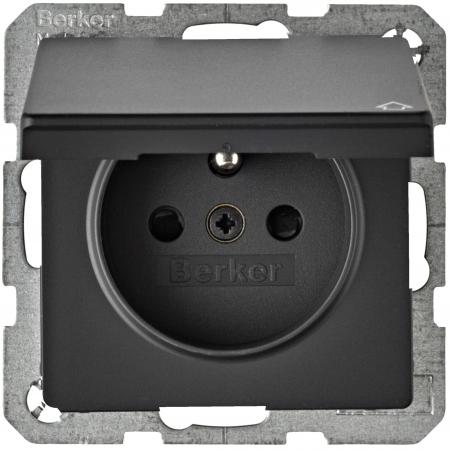 Berker 6765836086 Steckdose m SK-Stift KD Q.x anth