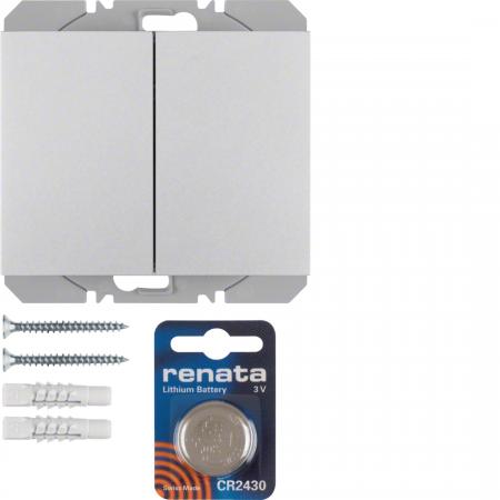 Berker 85656277 KNX-Funk Wa.se 2f fl ql K.5 alu,lack