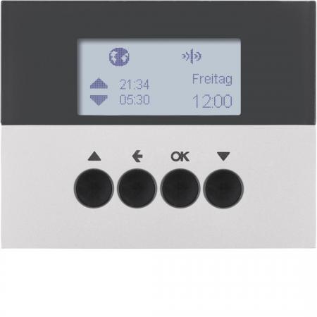 Berker 85745177 KNX-Funk Jalou-Uhr quickl K.5 alu