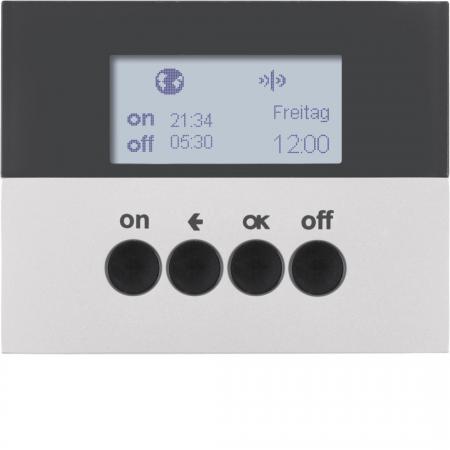 Berker 85745277 KNX-Funk Zeitsch.uhr quickl K.5 alu