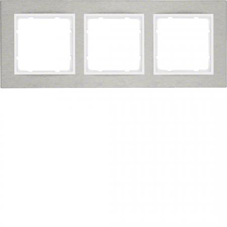 Berker 10233609 Rahmen 3fach waag E-St B.7 E-St/pw