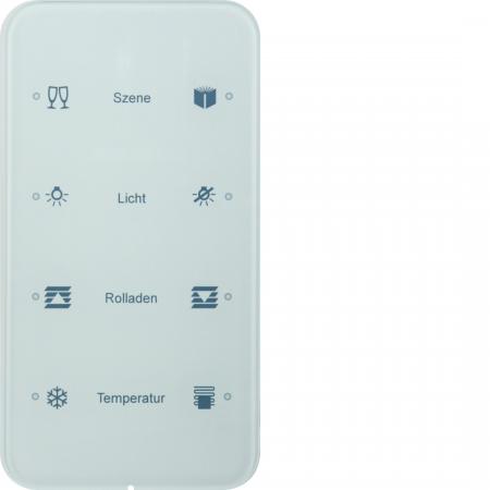 Berker 75144160 Touch-Sensor 4f Komf R.1 Glas konfig. pw
