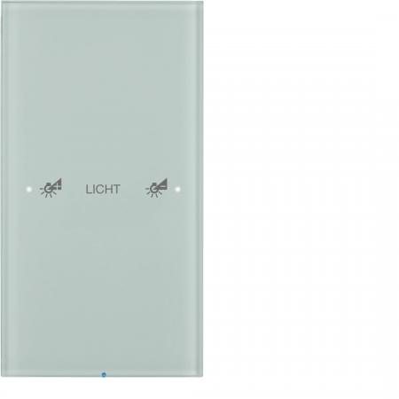 Berker 75141150 Touch-Sensor 1f Komf R.3 Glas konfig. Pw