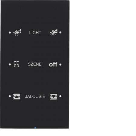 Berker 75143155 Touch-Sensor 3f Komf R.3 Glas konfig. sw