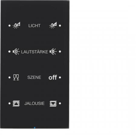 Berker 75144155 Touch-Sensor 4f Komf R.3 Glas konfig. sw