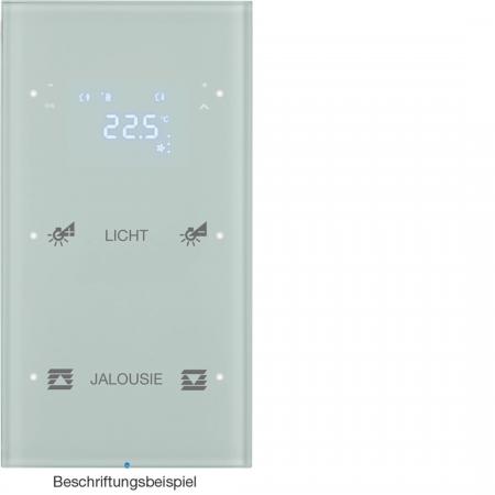 Berker 75642150 Touchsensor 2f m Te.reg R.3 Glas konf pw