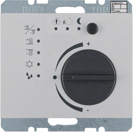Berker 75441171 Raumtemperaturregler m Ta-Sst IB K5 Alu