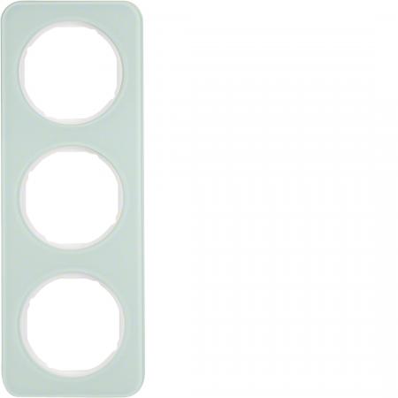 Berker 10132109 Rahmen 3fach R.1 Glas pw