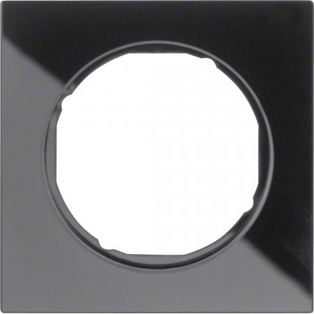 Berker 10112216 Rahmen 1fach R.3 Glas schwarz