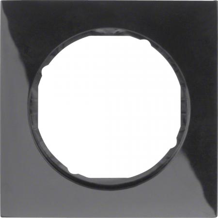 Berker 10112245 Rahmen 1fach R.3 schwarz glänzend