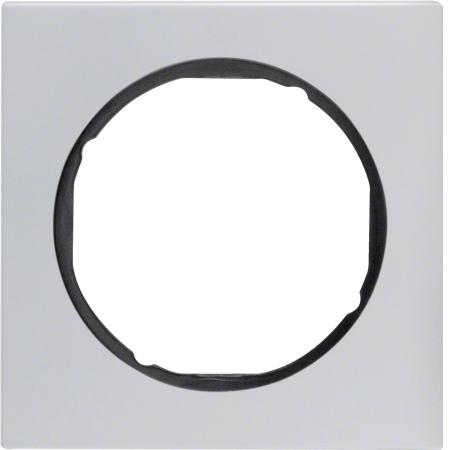 Berker 10112284 Rahmen 1fach R.3 Alu/schwarz