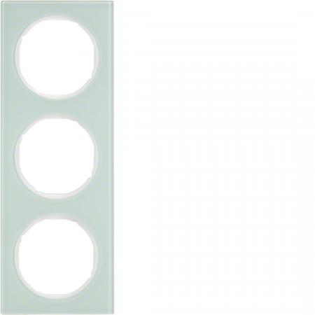 Berker 10132209 Rahmen 3fach R3 Glas pw