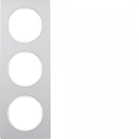 Berker 10132274 Rahmen 3fach R3 Alu pw