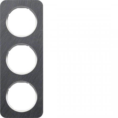 Berker 10132389 Rahmen 3fach R.1 Schiefer pw