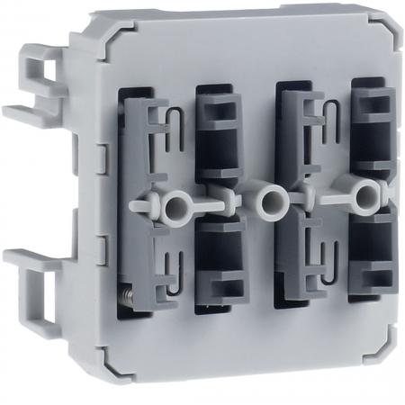 Berker 80141600 Taster 2-fach 48V AC/DC, W.1, AP/EB